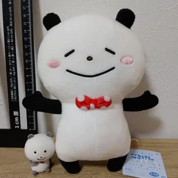 니시무라 유우지 고키겐 판다 봉제 인형 파우치 택 포함과 피규어 2세트