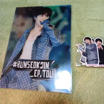 JIN RUNSEOKJIN JAPAN 혜택 클리어 포스터, 스티커