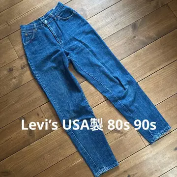 Levi's USA제 80s 90s 올드 데님 하이웨스트 테이퍼드