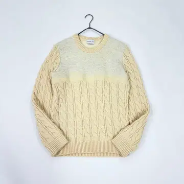 Pringle 프링글 케이블 니트 울 코튼 일본제 M