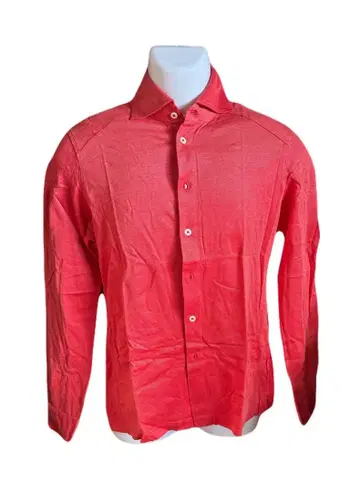 새상품 하자품 malo 사슴 긴팔 셔츠 사이즈 46