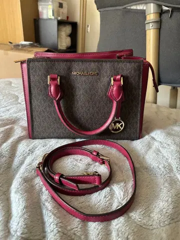 MICHAEL KORS 숄더백 브라운/버건디