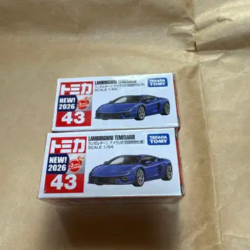 2월 최초 한정 토미카 람보르기니 테메라리오 1/64 2점