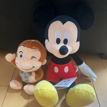 미키마우스 오자루의 조지 봉제 인형 세트