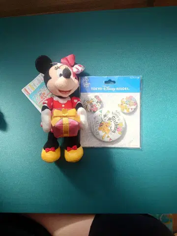 2021년 해피스트 벌스데이 미니 마우스 누이바와 캔뱃지 세트