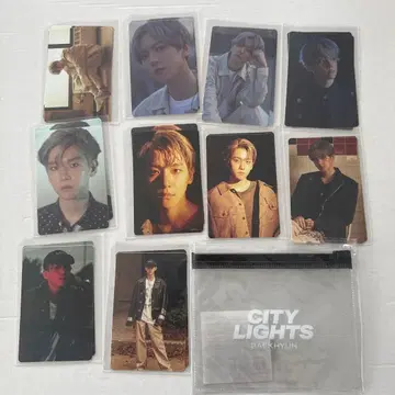EXO 백현 스티커 트레이딩 카드 CITY LIGHTS