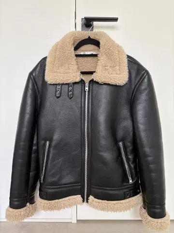 ZARA (자라) 더블 페이스 페이크 가죽 자켓
