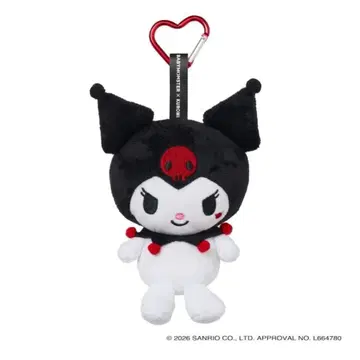 새상품 BABYMONSTER 쿠로미 봉제 인형 키링 KUROMI