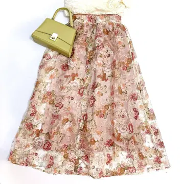 새상품 메리제니 Gardener 에어리 롱 스커트