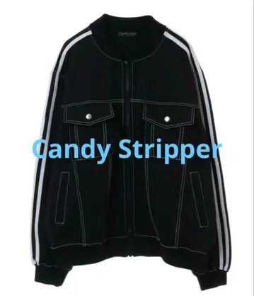 Candy Stripper FRILL JERSEY 블루종 저지