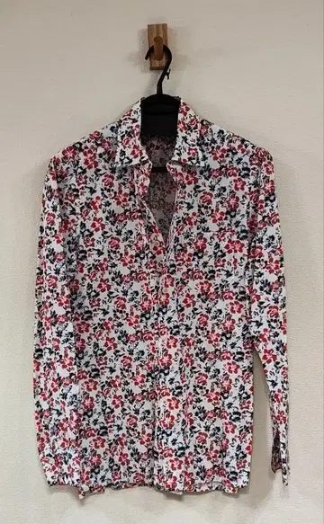 Kiton (키튼) Floral Print Shirt Red S사이즈