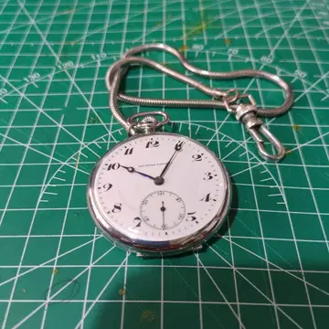 빈티지 Tavannes Watch Co. 회중시계 실버