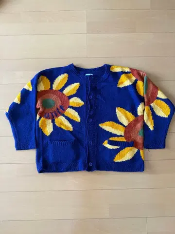 UNIF sunflower knit 가디건 긴팔