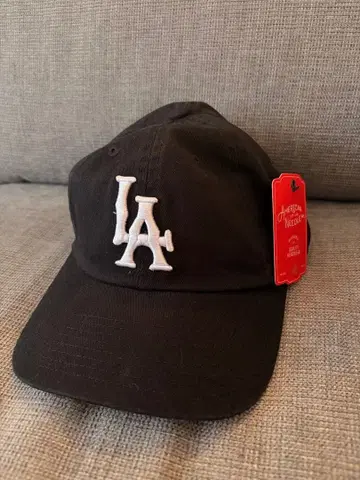 [ LA캡 ] 다저스 로고캡 블랙
