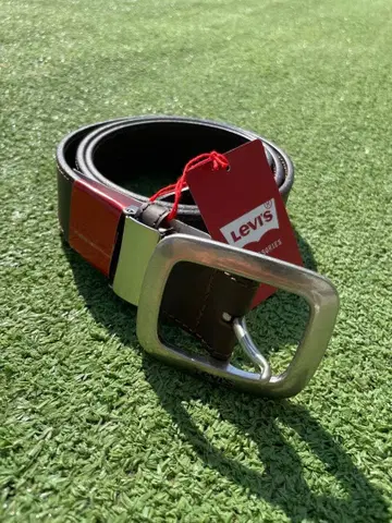 [ 새상품 ] Levi's 브라운 가죽 벨트 새상품 택 포함