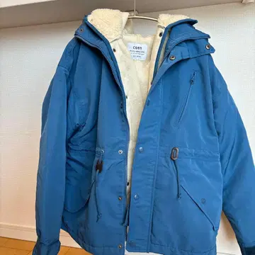 coen 발수 3WAY 마운틴 파카 보아 포함 아우터 파랑 블루 M