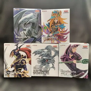 미개봉 새상품 유희왕 Equal=Arts 피규어 5체 세트