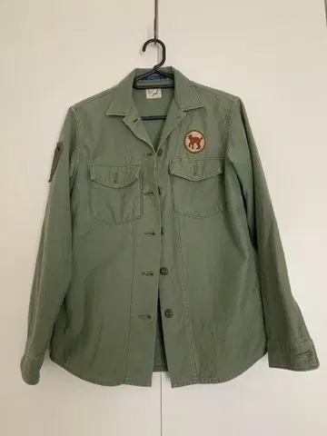 오어슬로우 여성용 퍼티그 셔츠 자켓 올리브