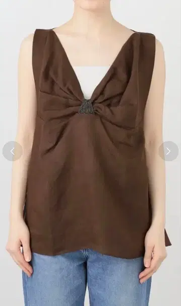 BASERANGE 베이스레인지 SEPIA TOP: 블라우스