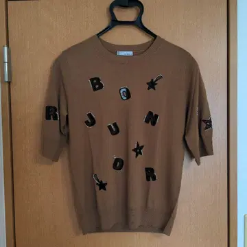 BEATRICE 니트 반팔 셔츠