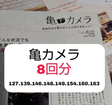 카메라 카메나시 카즈야 MAQUIA 마키아 연재 8회분