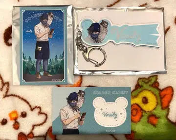 골든 카무이 숲의 별하늘 카페 아크릴 키링 카드 바실리 세트