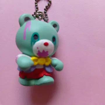 컬러풀 곰 키링 헬로키티 HELLOKITTY 초레어