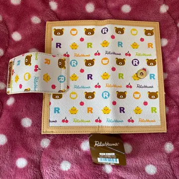 리락쿠마 초기 모노그램 패턴 장지갑 레어 희귀 완판템