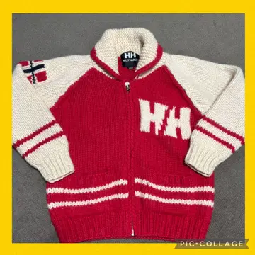 [ 레어 ] 90s HELLY HANSEN 코위찬 니트 M