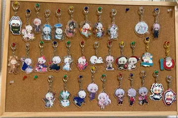 마후마후 아크릴 키링 & 메탈 참 세트