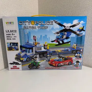 City 순찰차, 오토바이, 트럭, 트레일러 외, 블록 세트