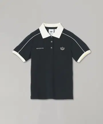 sporty & rich x adidas 폴로 티