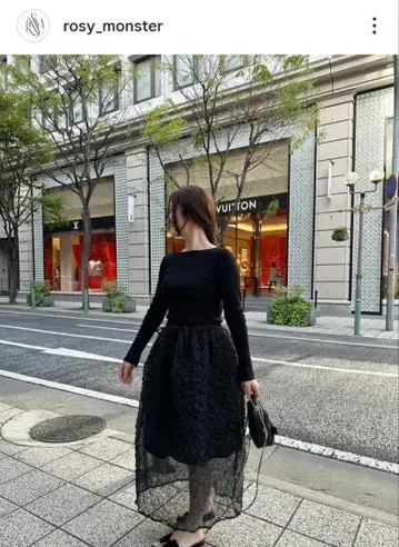 로지몬스터 오간자 스커트