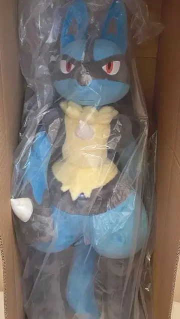포켓몬 센터 등신대 루카리오 봉제 인형
