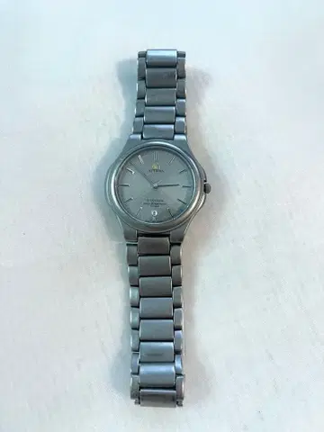 아테사 실버 손목시계 ATTESA CITIZEN 티타늄 시티즌