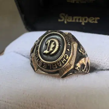 [ 초레어템 ] 60s 빈티지 클래스 반지 10K