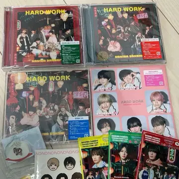 나니와단시 싱글 HARD WORK 4종 + 혜택 2종 + 은테 등 덤