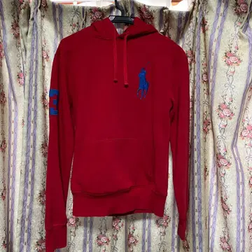 랄프 로렌 폴로 후드티 빨간색
