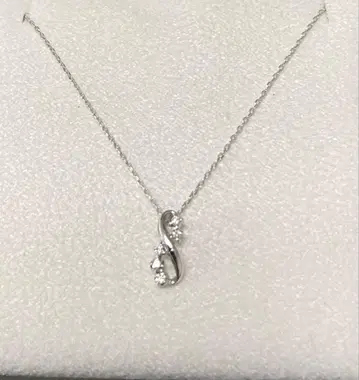 반돔 아오야마 K10 화이트 골드 목걸이