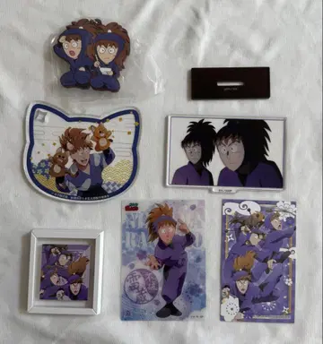 쌍닌 후와 라이조 하치야 사부로 굿즈 6점 세트