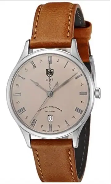 DUFA 바이마르 GMT 라이트 핑크 바우하우스 디자인 정품 손목시계