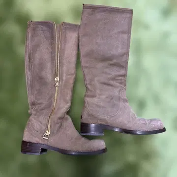 지미추 스웨이드 롱 부츠 브라운 37