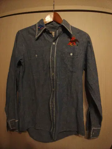 1970년대 MONTGOMERY WARD 데님 셔츠 표기 16