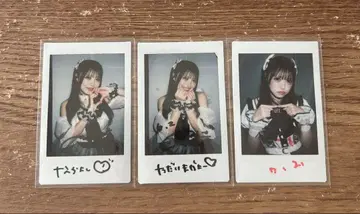 코코로하나 리리 친필 사인 폴라로이드