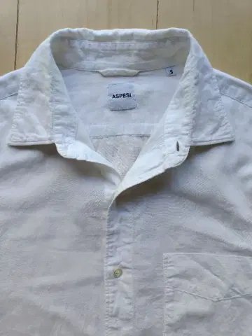ASPESI 아스펜지 코튼 화이트 셔츠 S 사이즈