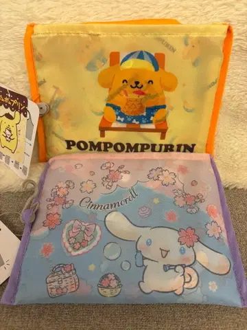 폼폼푸딩 시나모롤 에코백 2개 세트 접이식