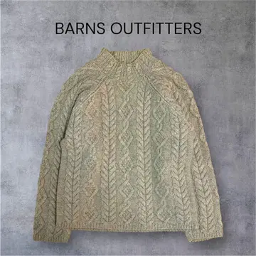 BARNS OUTFITTERS 울 100% 케이블 니트 사이즈 40