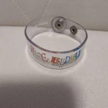 찬미 NICE BUDDY 클리어 러버 밴드