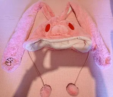 범용 토끼 마루카부리 캡 핑크 모리 척 그루미