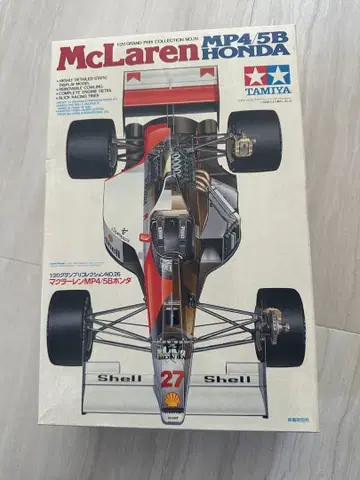 타미야 맥라렌 MP4/5B 프라모델 1/20
